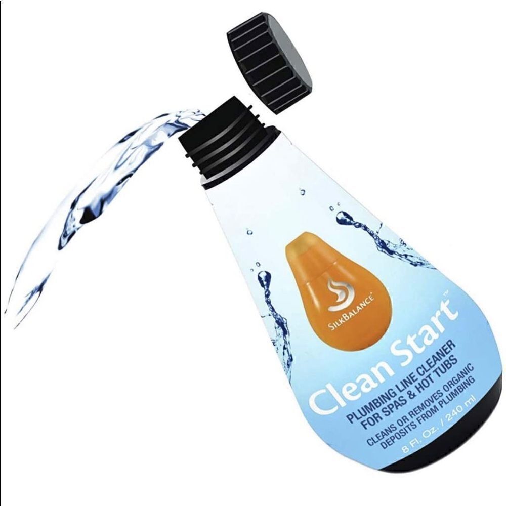 Silk Balance Clean Start SPA and Hot Tub Plumbing Line Cleaner 8 oz NWOT